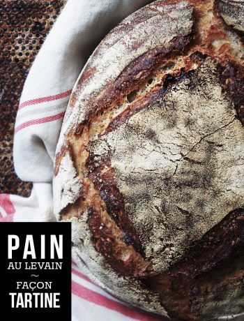 pain au levain façon "tartine bread" à la farine de seigle