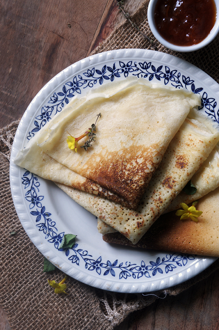 recette de pâte à crêpe fermentée au levain