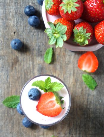 mousse de fraise facile et rapide sans crème