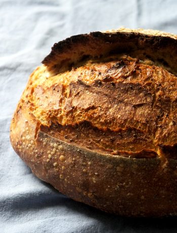 recette du pain au levain et moutarde à l'ancienne