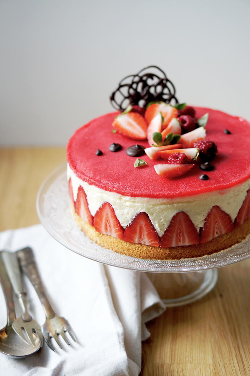 Fraisier comme chez le patissier