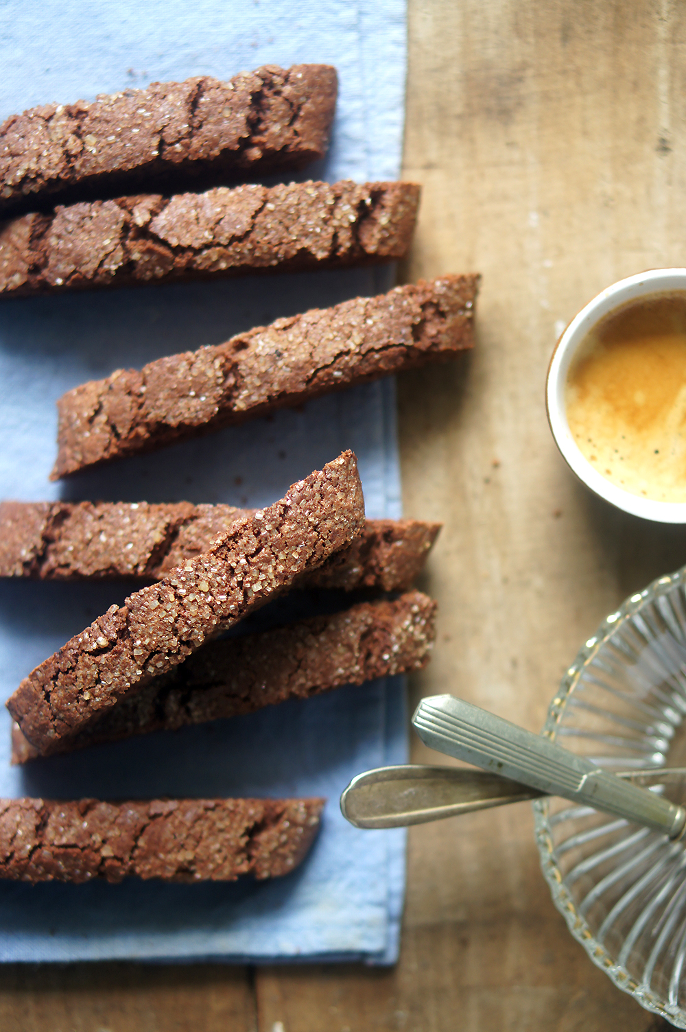 recette de biscotti au cacao chocolat