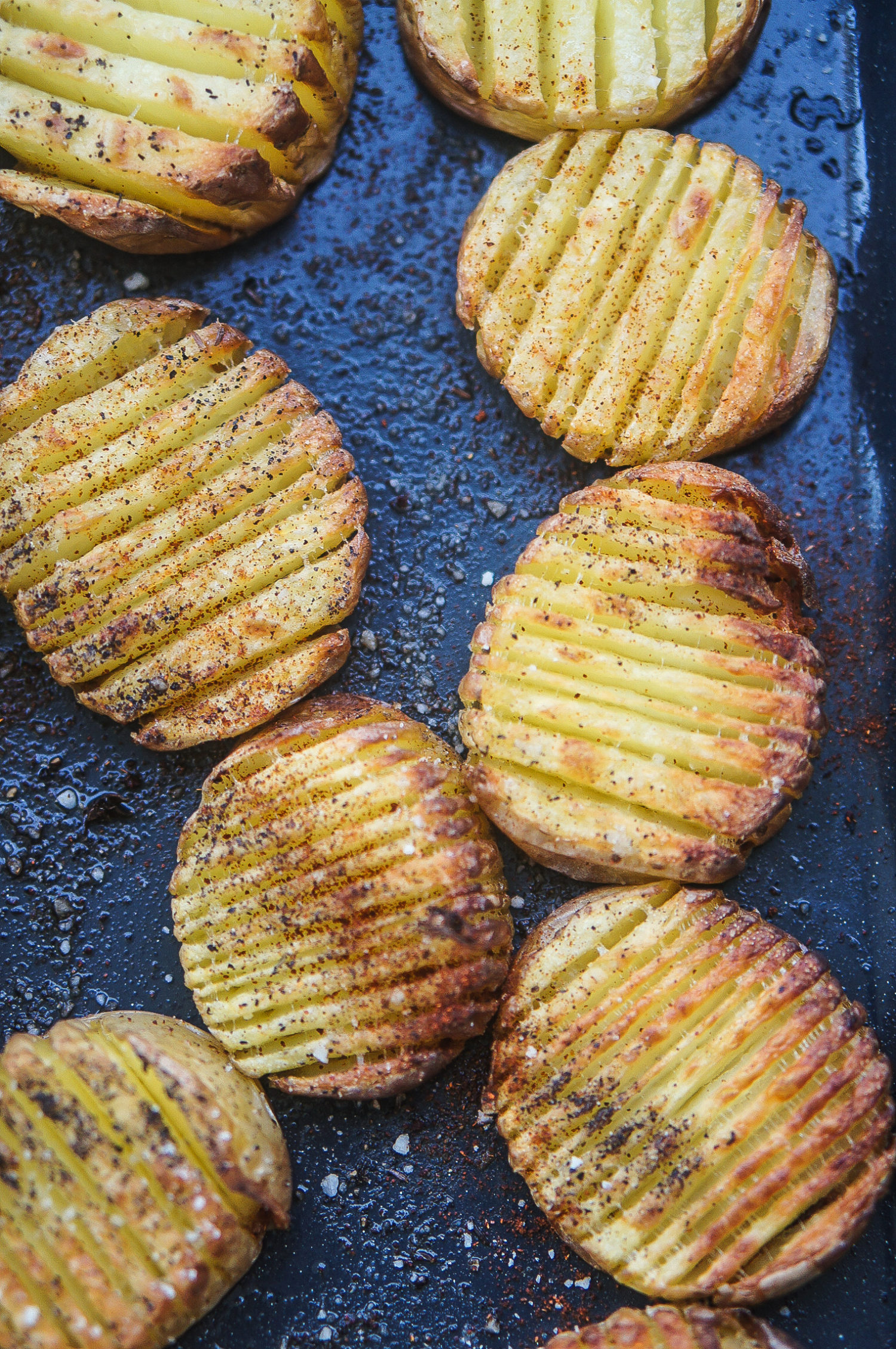 pommes de terre hasselback rôties croustillantes