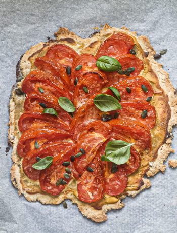 tarte à la tomate et moutarde