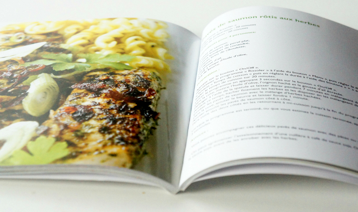 rédaction de recettes illustrées