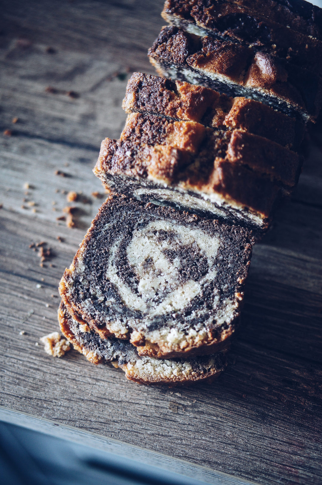 cake marbré levain