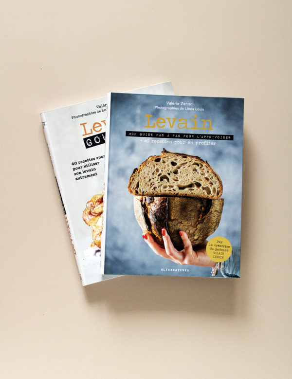découvrez mes deux livres de recettes sur le levain et pour faire son pain chez soi